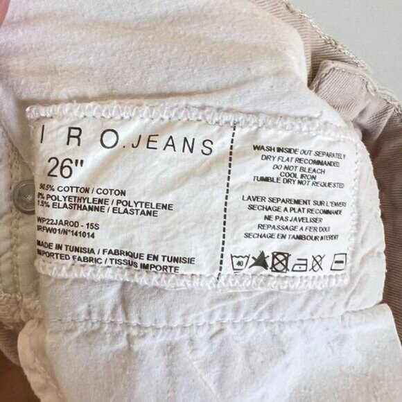 IRO Jarod Blue Pink Distressed Skinny Jeans - Picture 6 of 6